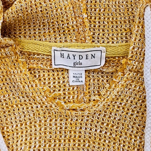 NWOT Hayden Girls Knit Hoodie - Picture 8 of 8